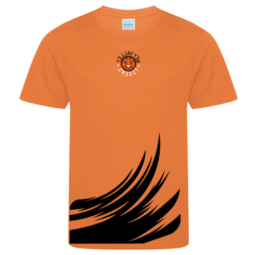 Wey Valley Netball Club Tee - Orange - Junior Thumbnail